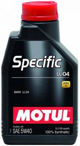 MOTUL SPECIFIC BMW LL-04 5W40 1л. синтетика, масло моторное